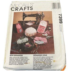 McCalls Crafts Sewing Pattern 7399 For Organizer Bags & Accessories